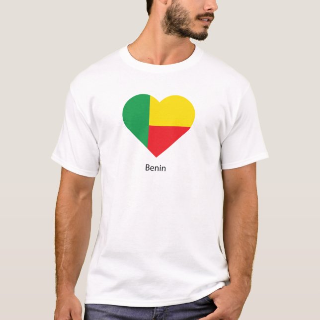 I Liebe Benin T-Shirt (Vorderseite)