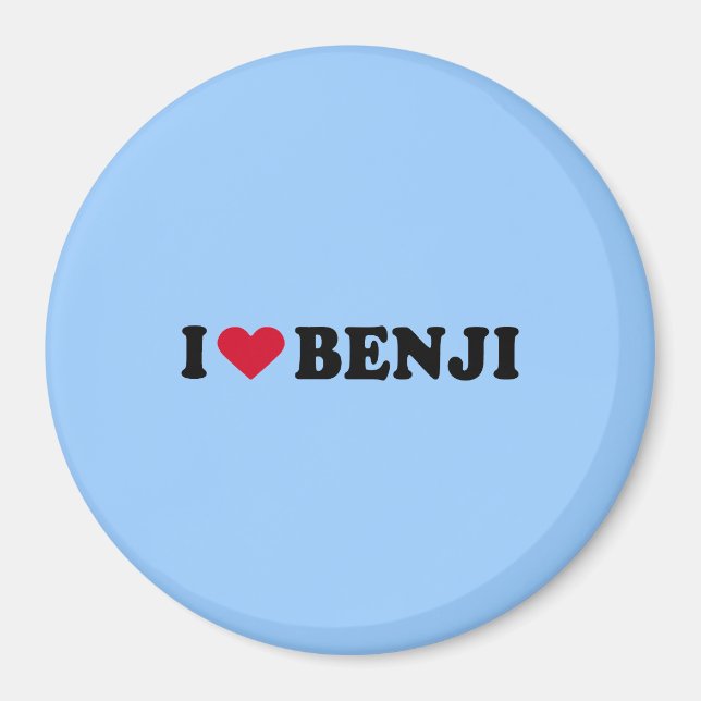 I LIEBE BENJI MAGNET (Vorne)