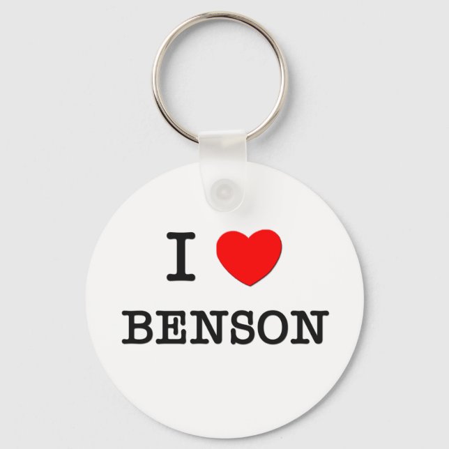 I Liebe Benson Schlüsselanhänger (Vorderseite)