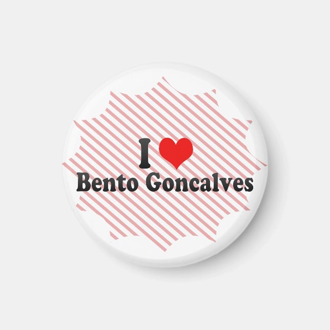 I Liebe Bento Goncalves, Brasilien Magnet (Vorne)