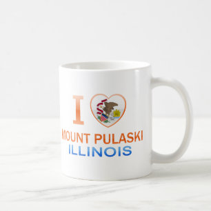 I Liebe-Berg Pulaski, IL Kaffeetasse
