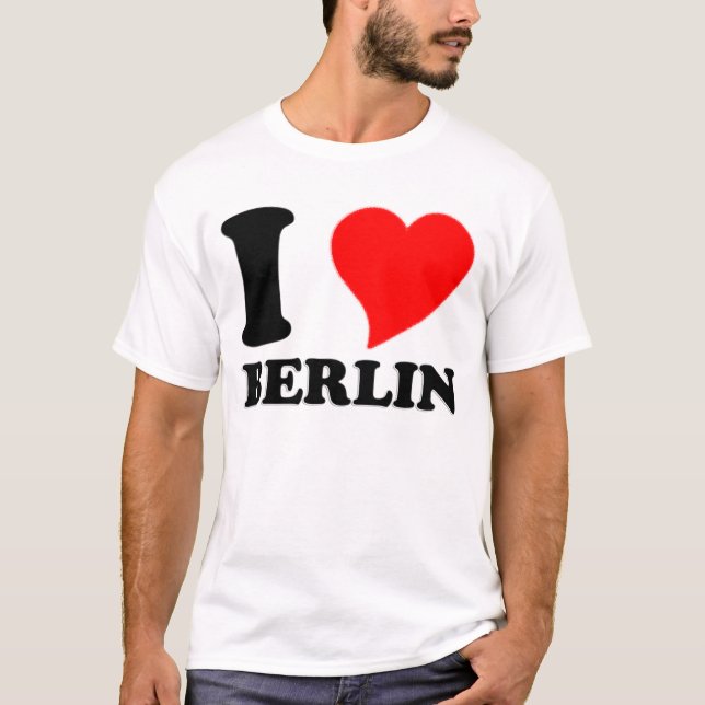 I LIEBE BERLIN 3D T-Shirt (Vorderseite)