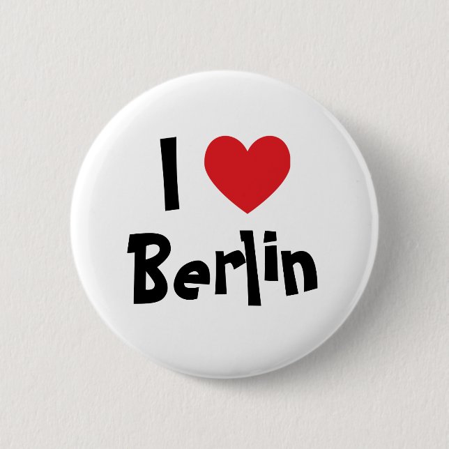 I Liebe Berlin Button (Vorderseite)