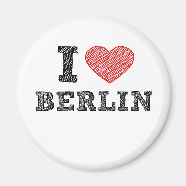 I Liebe Berlin Magnet (Vorne)