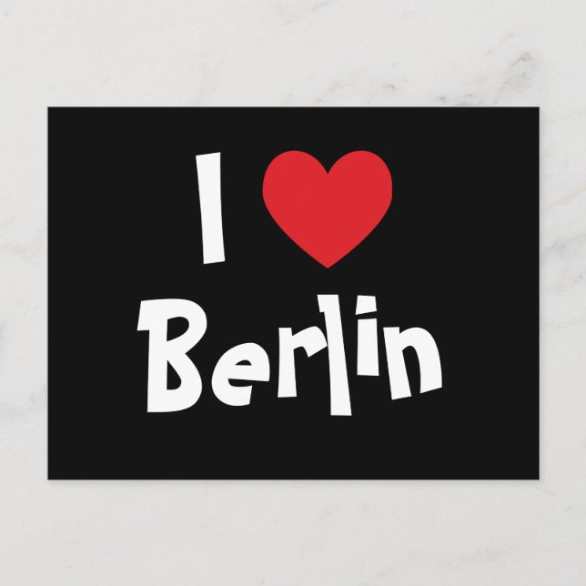 I Liebe Berlin Postkarte (Vorderseite)