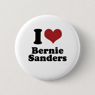 I Liebe-Bernie-Sandpapierschleifmaschinen für Button