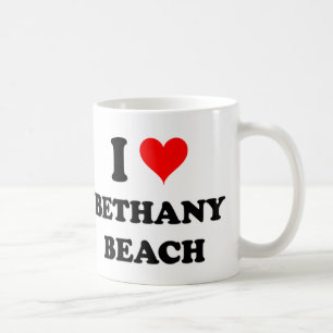 I Liebe Bethany Strand Kaffeetasse