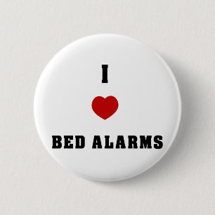 I Liebe-Bett-Warnungen Button