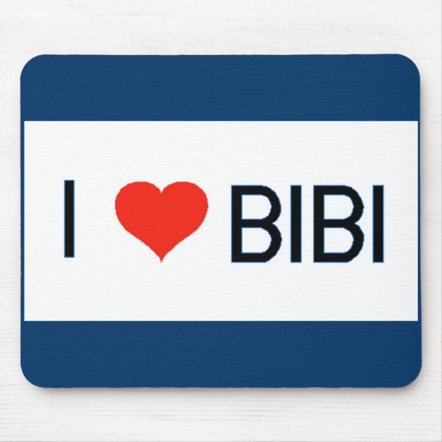 I Liebe Bibi Mousepad (Vorne)