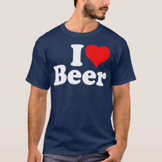 I LIEBE BIE ICH HERZ BIER  T-Shirt