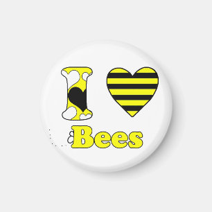 I Liebe Bienen Magnet