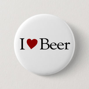 I Liebe-Bier Button