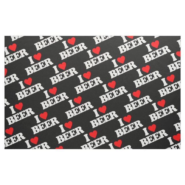 I LIEBE-BIER STOFF (Fat Quarter (45,7 x 55,9 cm))