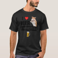 I Liebe Bier und Hamster Käfig Rad trinken Tiere