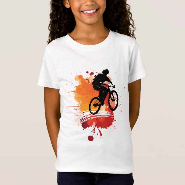 I Liebe Biking T-Shirt (Vorderseite)