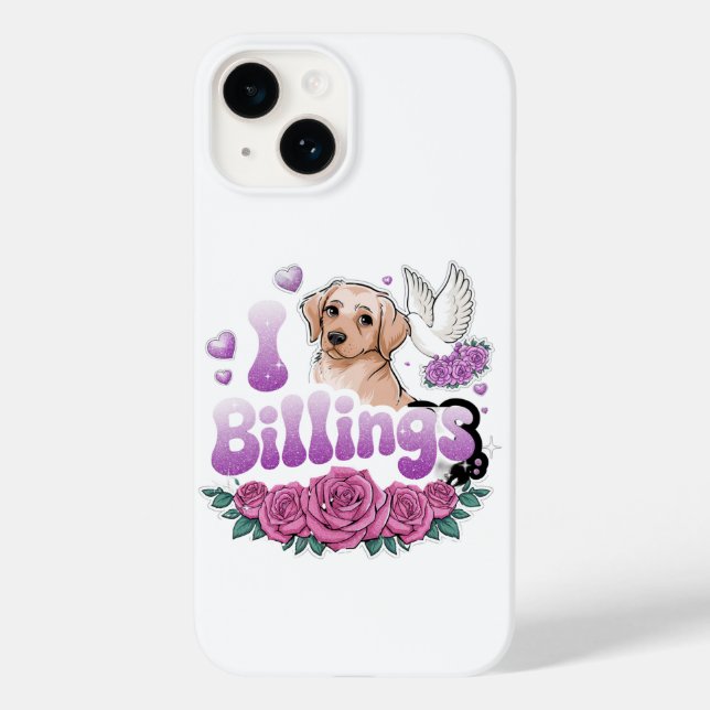 I Liebe Billings | Meine Herzen | Billings Case-Mate iPhone Hülle (Rückseite)
