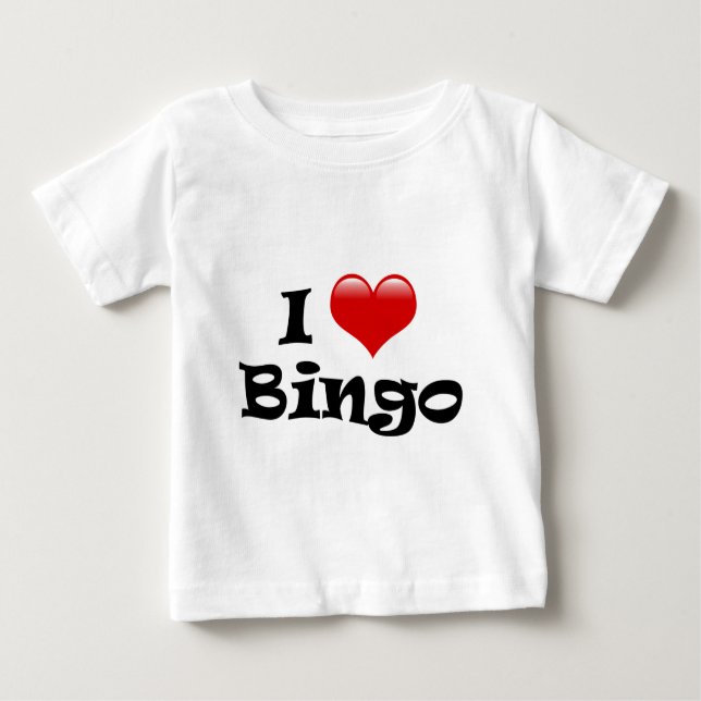 I Liebe Bingo Baby T-shirt (Vorderseite)