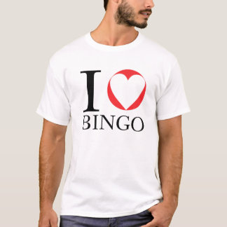 I Liebe Bingo | Bingo Lover Funny Bingo T-Shirt