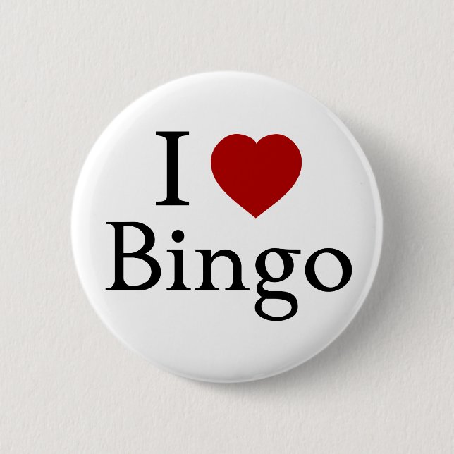I Liebe-Bingo Button (Vorderseite)