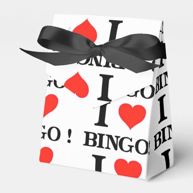 I Liebe Bingo Geschenkschachtel (Vorderseite)