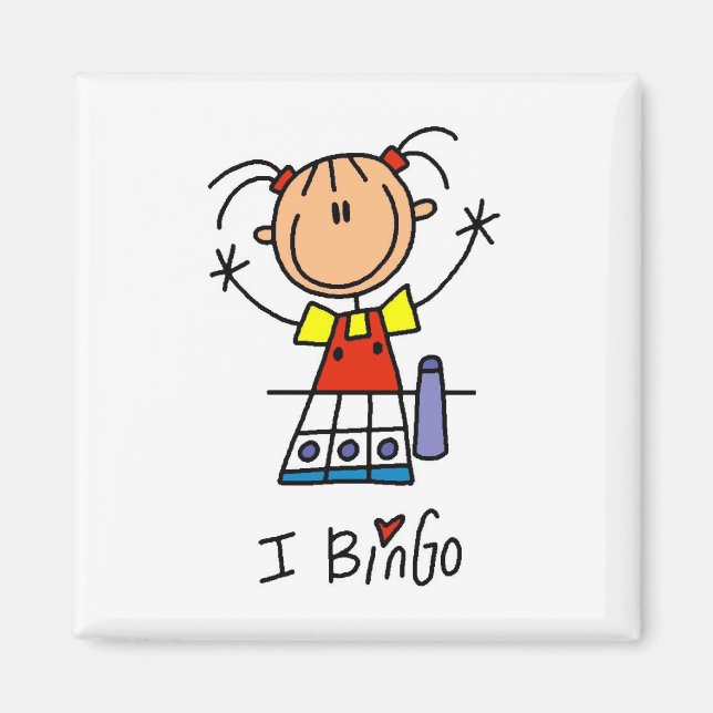 I Liebe Bingo Magnet (Vorne)