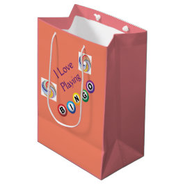 I Liebe Bingo n Wirbel Geschenktasche Mittlere Geschenktüte