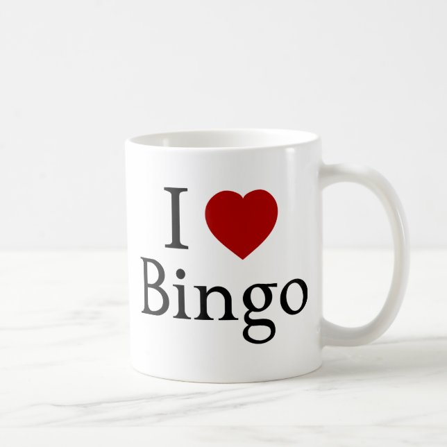 I Liebe-Bingo Tasse (Rechts)