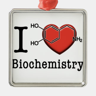 I Liebe-Biochemie Ornament Aus Metall
