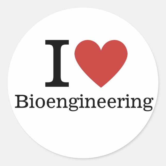 I ❤️ Liebe Bioengineering STICKER (Vorderseite)