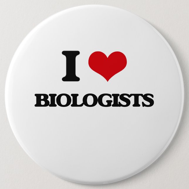 I Liebe-Biologen Button (Vorderseite)