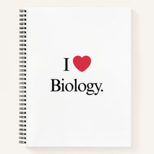 I Liebe Biologie Notizbuch
