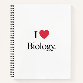 I Liebe Biologie Notizbuch