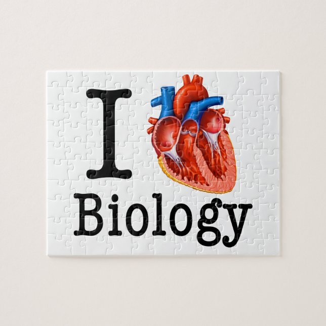 I Liebe-Biologie Puzzle (Horizontal)