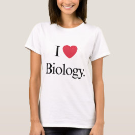 I Liebe Biologie T-Shirt