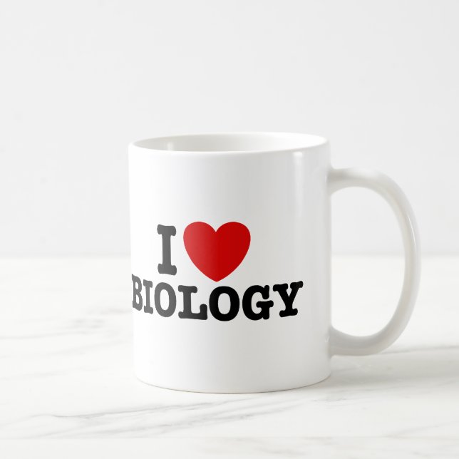 I Liebe Biologie Tasse (Rechts)