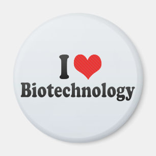 I Liebe Biotechnologie Magnet