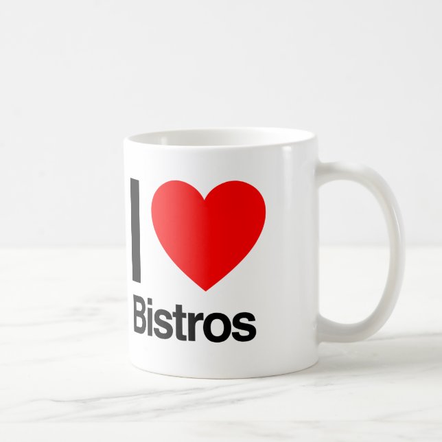 i Liebe bistros Tasse (Rechts)