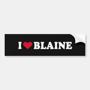 I LIEBE BLAINE AUTOAUFKLEBER