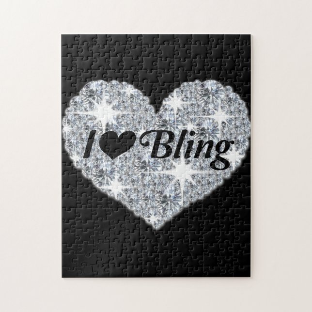 I Liebe Bling Jigsaw Puzzle (Vertikal)