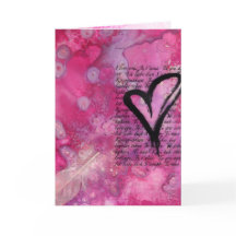 I Liebe blockieren Sie Valentinstag-Karte