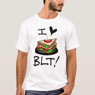 I Liebe BLT Bacon Lettuce und Tomato Sandwich Love T-Shirt