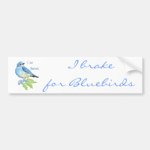 I Liebe Bluebirds, Vogelsammlung Autoaufkleber