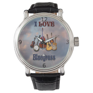 I LIEBE BLUEGRASS ARMBANDUHR
