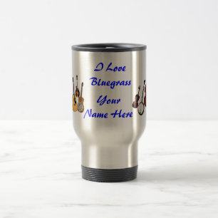 I LIEBE BLUEGRASS-MUG REISEBECHER