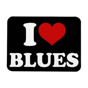 I Liebe Blues Magnet
