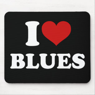 I Liebe Blues Mousepad