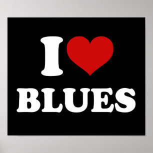 I LIEBE BLUES POSTER