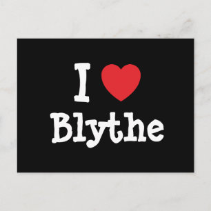 I Liebe Blythe Herz T - Shirt Postkarte