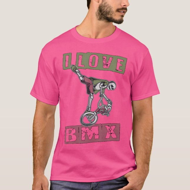 I Liebe Bmx Funny T-Shirt (Vorderseite)