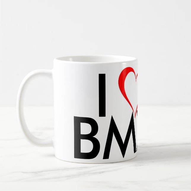 I Liebe BMX Kaffeetasse (Links)